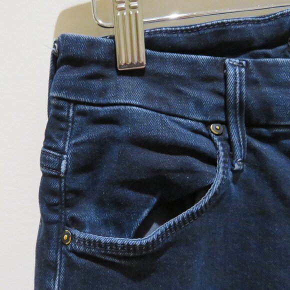 MOTHER The Pixie Ankle Fray in Holding Hands Dark Wash - Size 25 - Picture 6 of 13